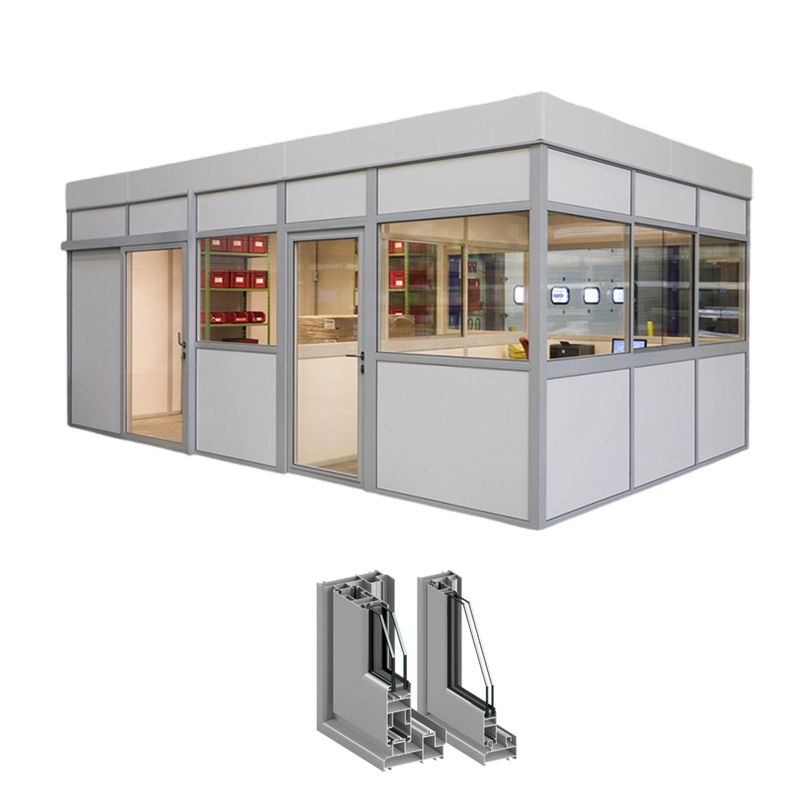 Cloison aluminium