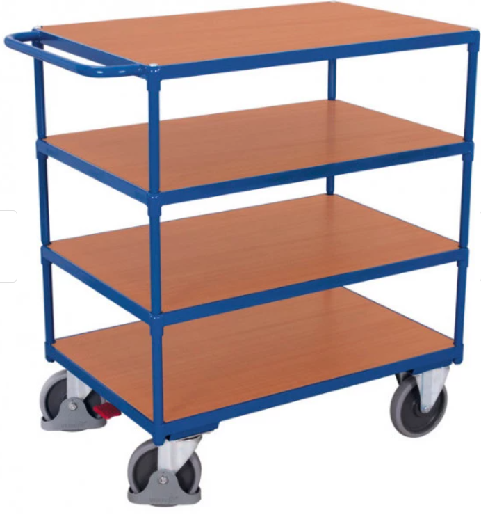 servante d’atelier à 4 plateaux bois – charge 500 kg