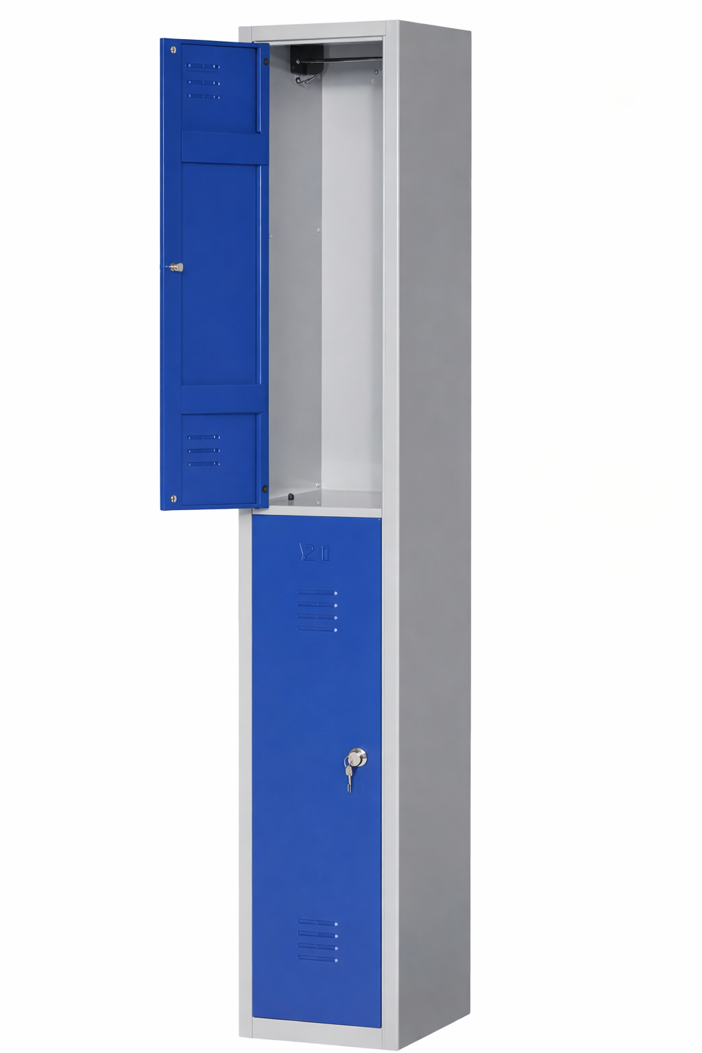 vestiaire metallique2 porte h 200 l 30 p 43