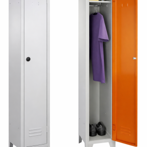 vestiaire métallique 1 porte h200×l30×p43
